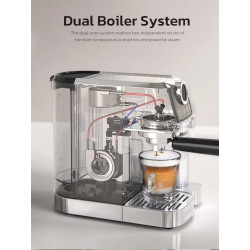 Máquina de café expresso e latte 3 em 1 HIBREW - Espuma automática